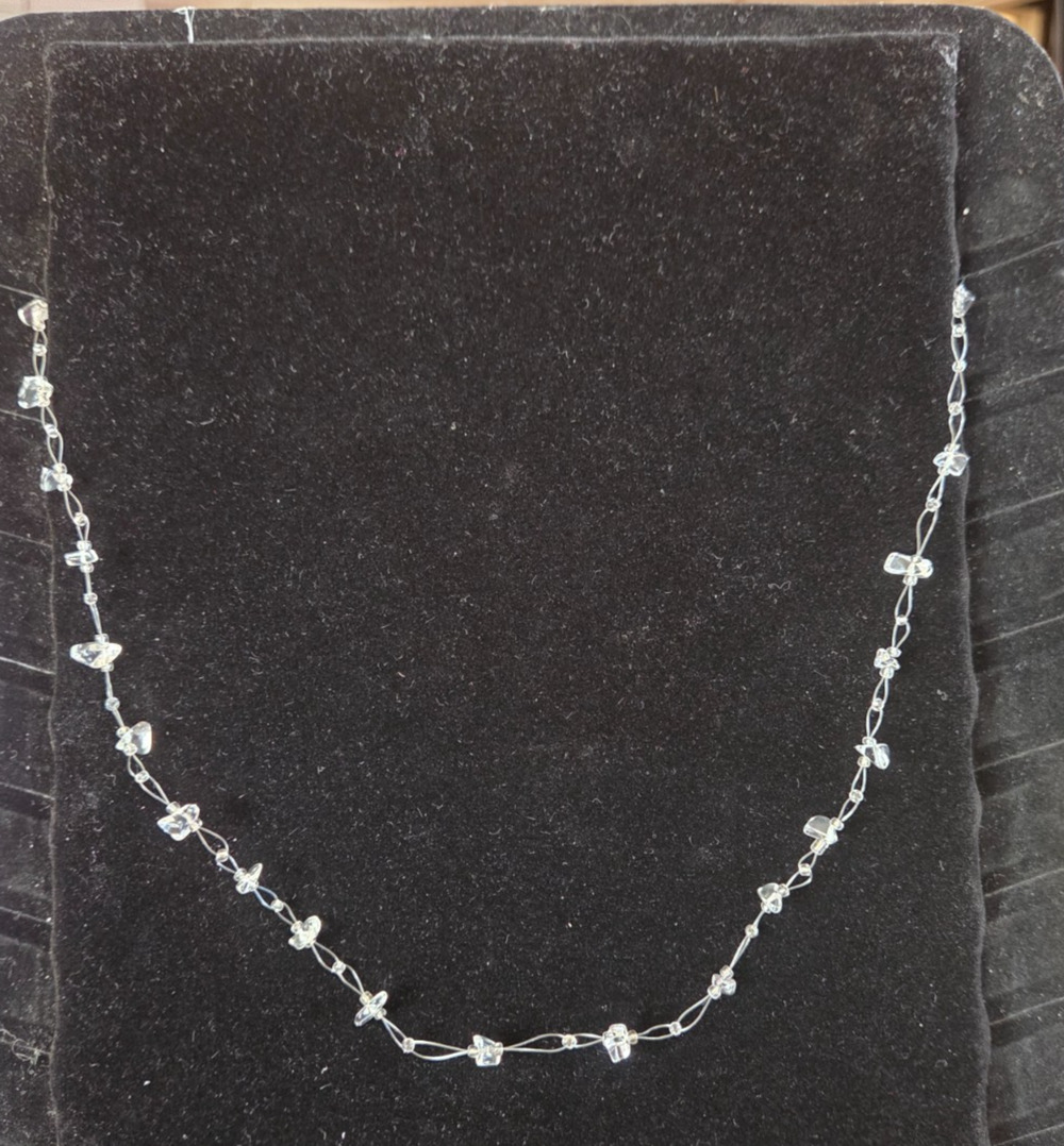 Simon Munyua Kenya Artisan Chip Bead Necklace Alisim Glass Studio #AEN3